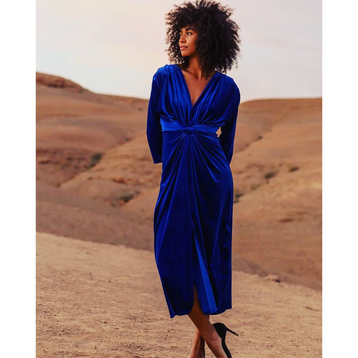 Velvet Dress Christmas Wrap Slip Dress Woman