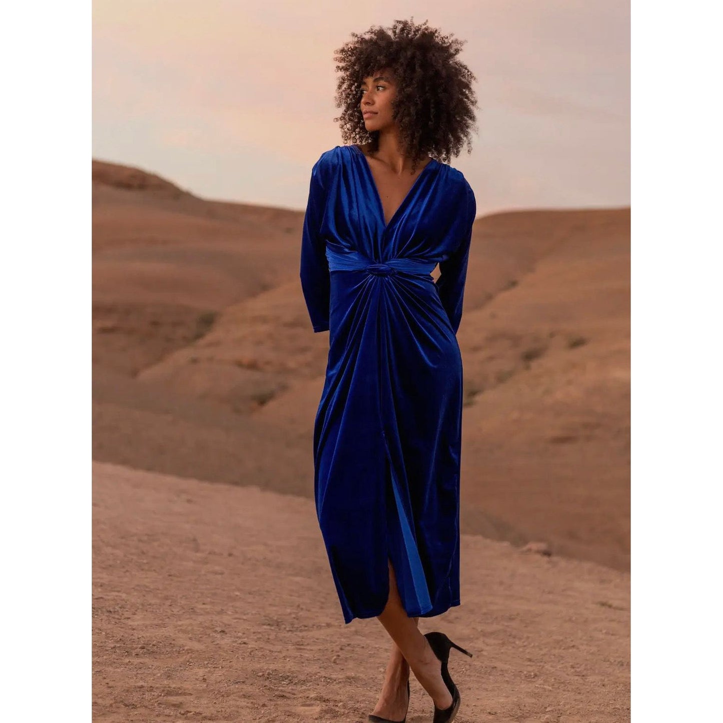 Velvet Dress Christmas Wrap Slip Dress Woman