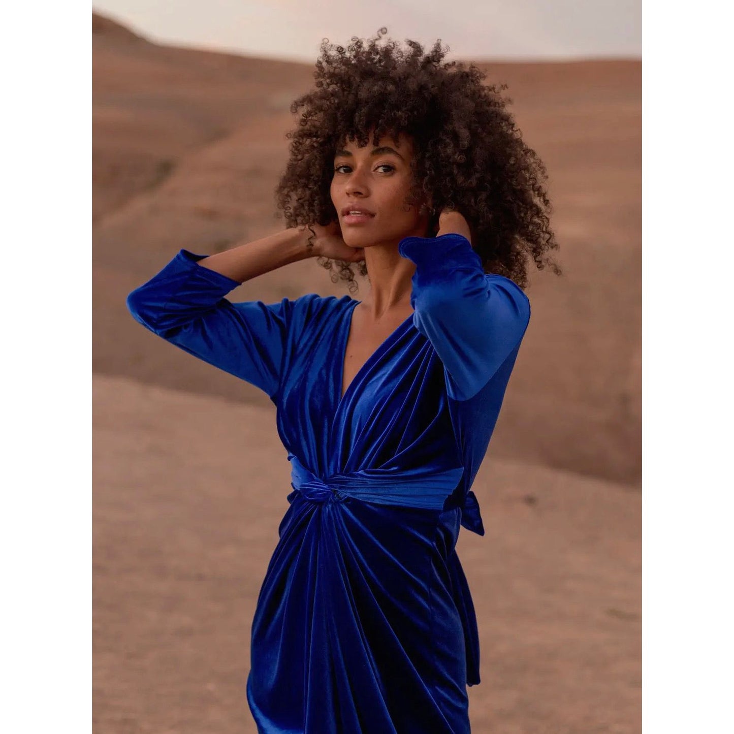 Velvet Dress Christmas Wrap Slip Dress Woman