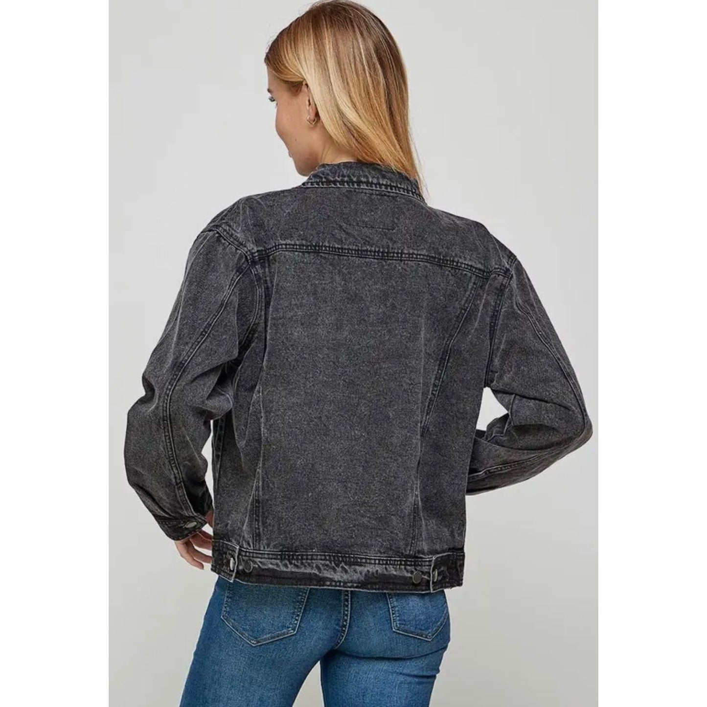 Women's Black Denim Jacket