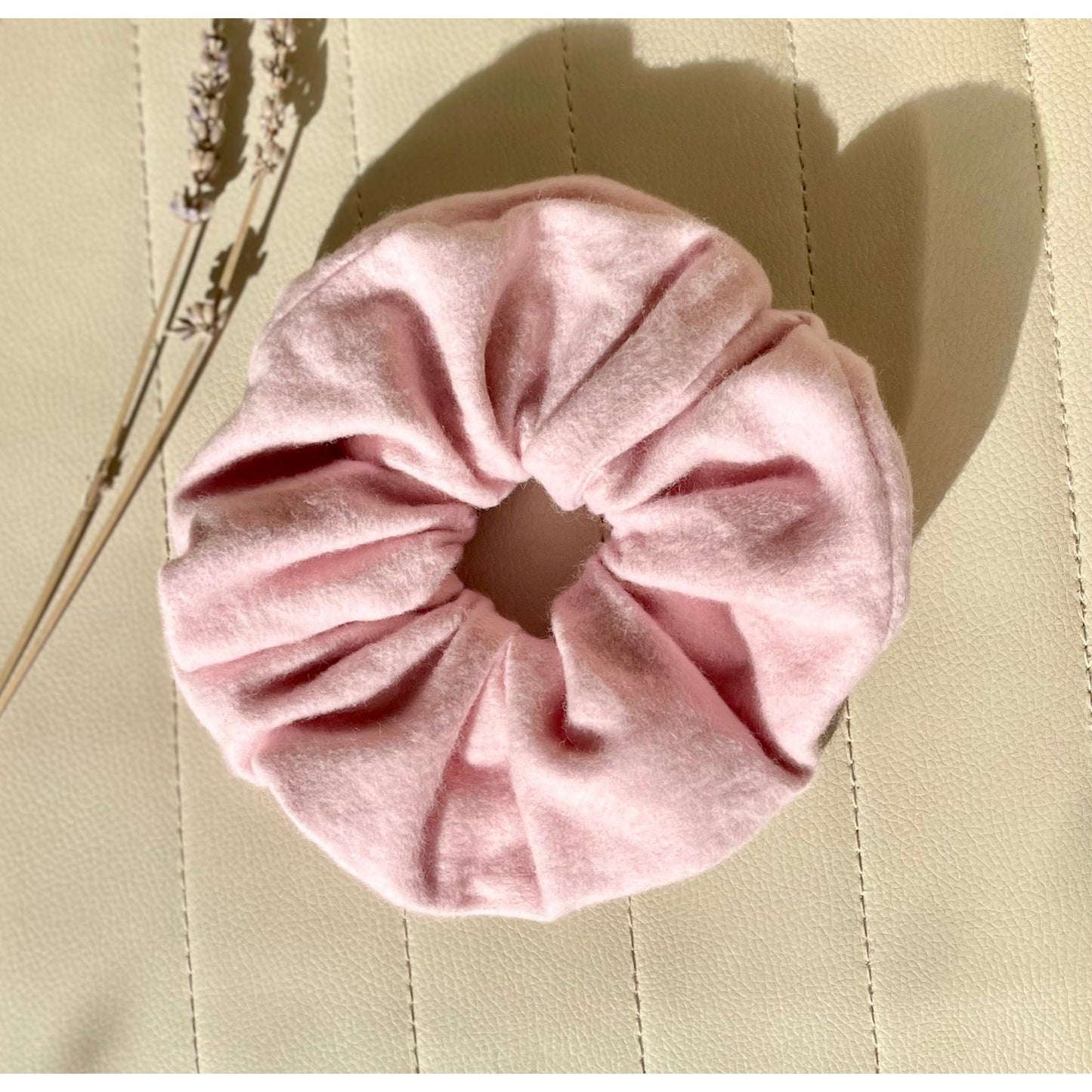 XL Extra-Large Soft Feel Blush Pink Scrunchie. - lalucianagh