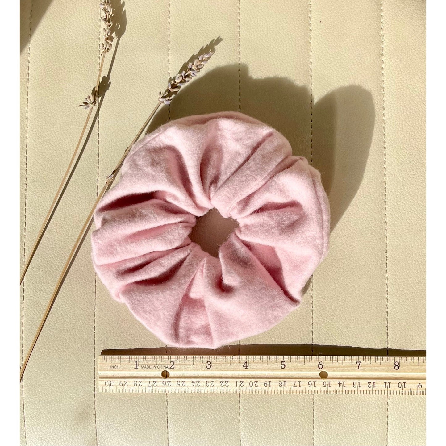 XL Extra-Large Soft Feel Blush Pink Scrunchie. - lalucianagh