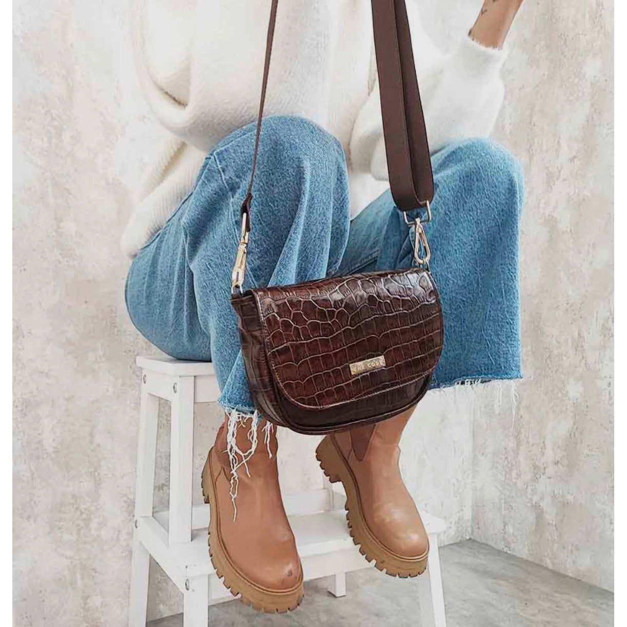 Leather Shoulder Bag