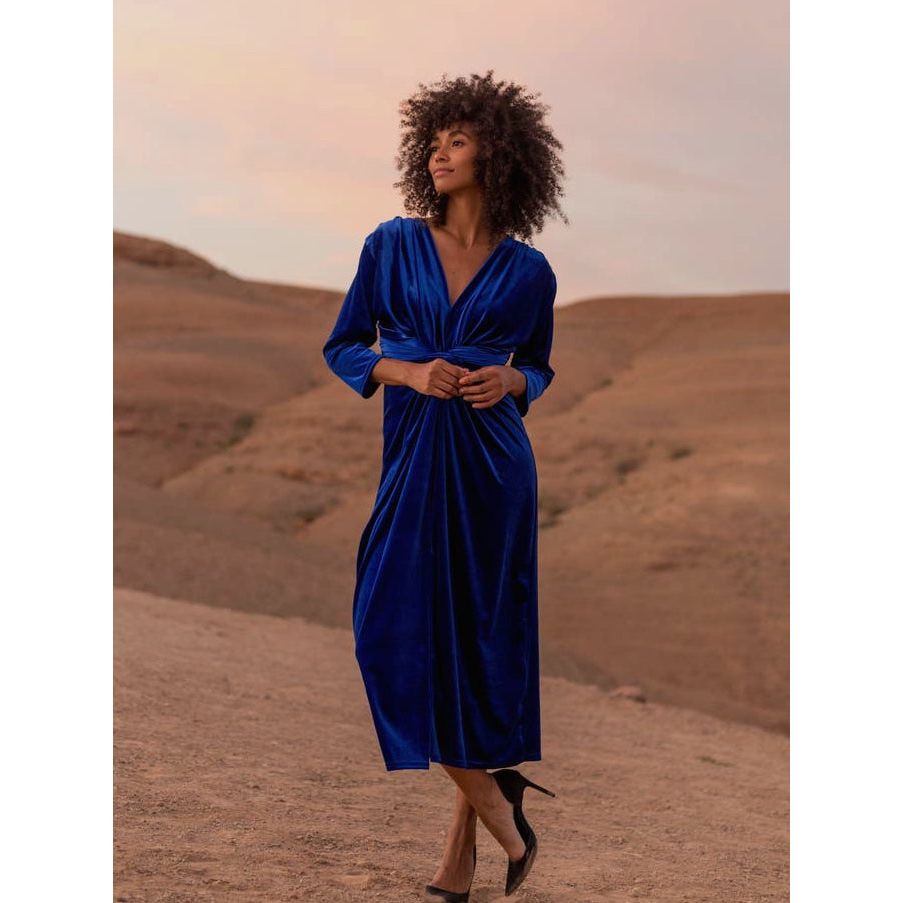 Velvet Dress Christmas Wrap Slip Dress Woman