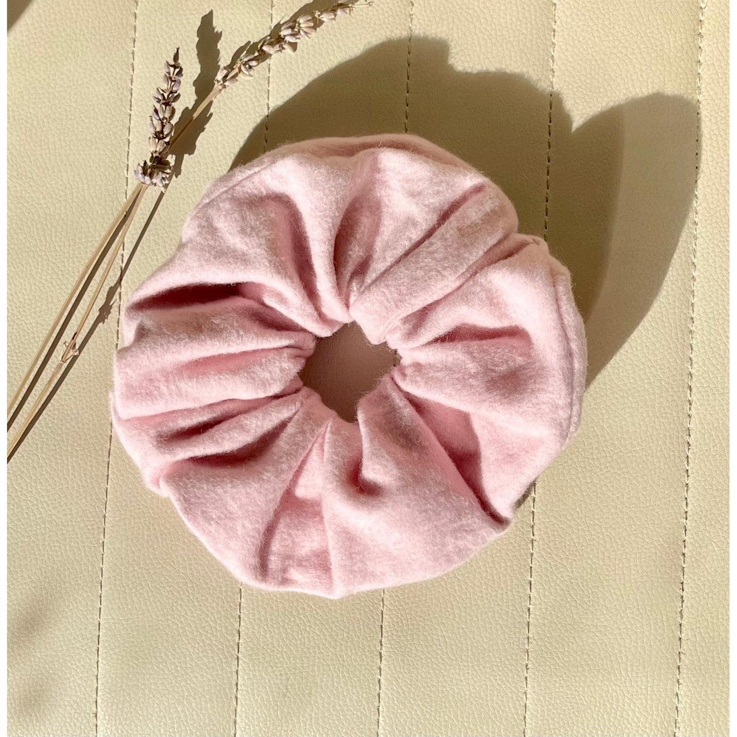 XL Extra-Large Soft Feel Blush Pink Scrunchie. - lalucianagh
