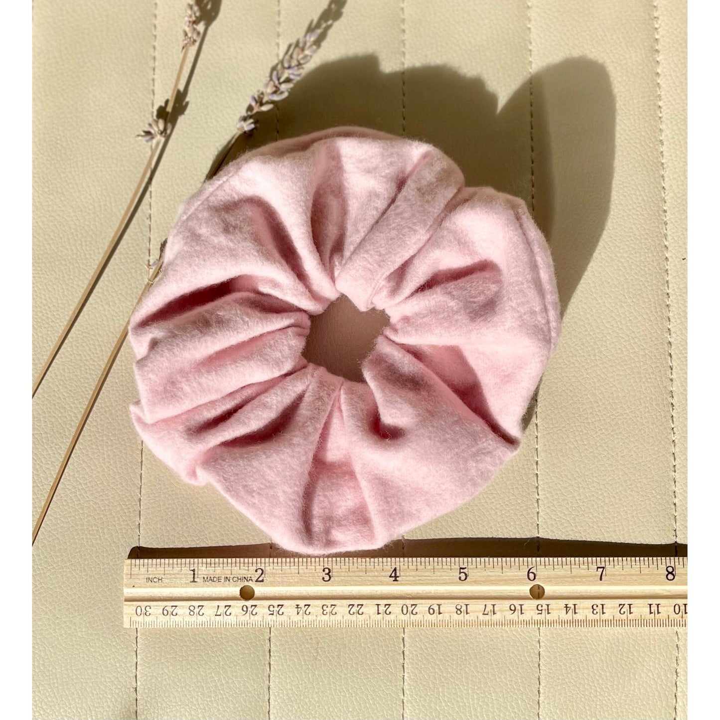XL Extra-Large Soft Feel Blush Pink Scrunchie. - lalucianagh