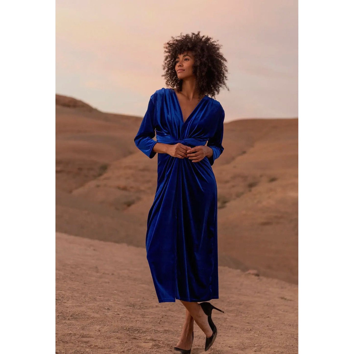Velvet Dress Christmas Wrap Slip Dress Woman