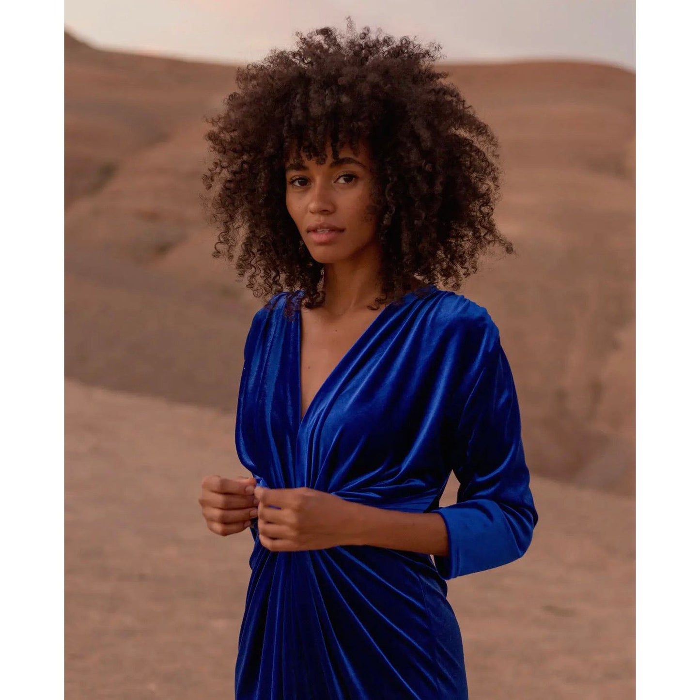 Velvet Dress Christmas Wrap Slip Dress Woman