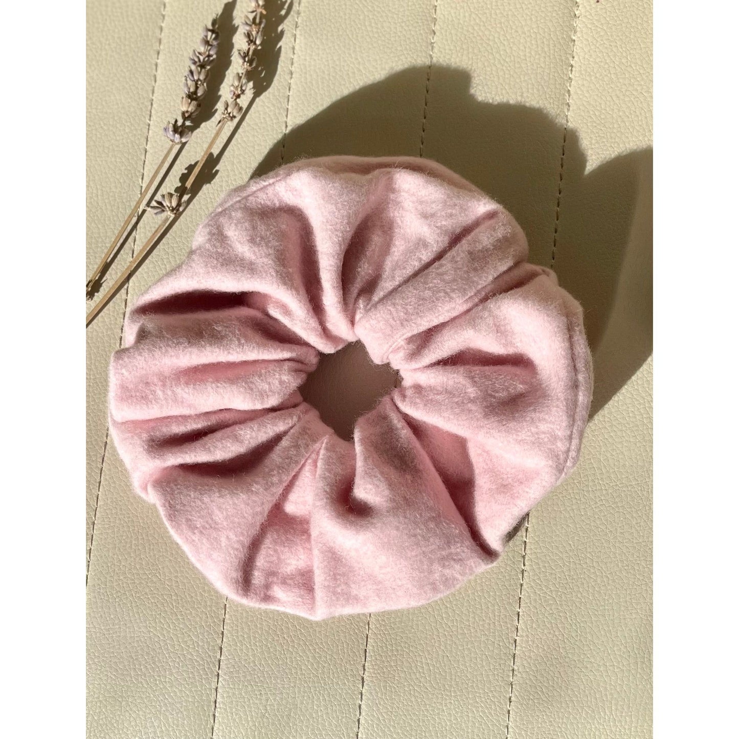 XL Extra-Large Soft Feel Blush Pink Scrunchie. - lalucianagh