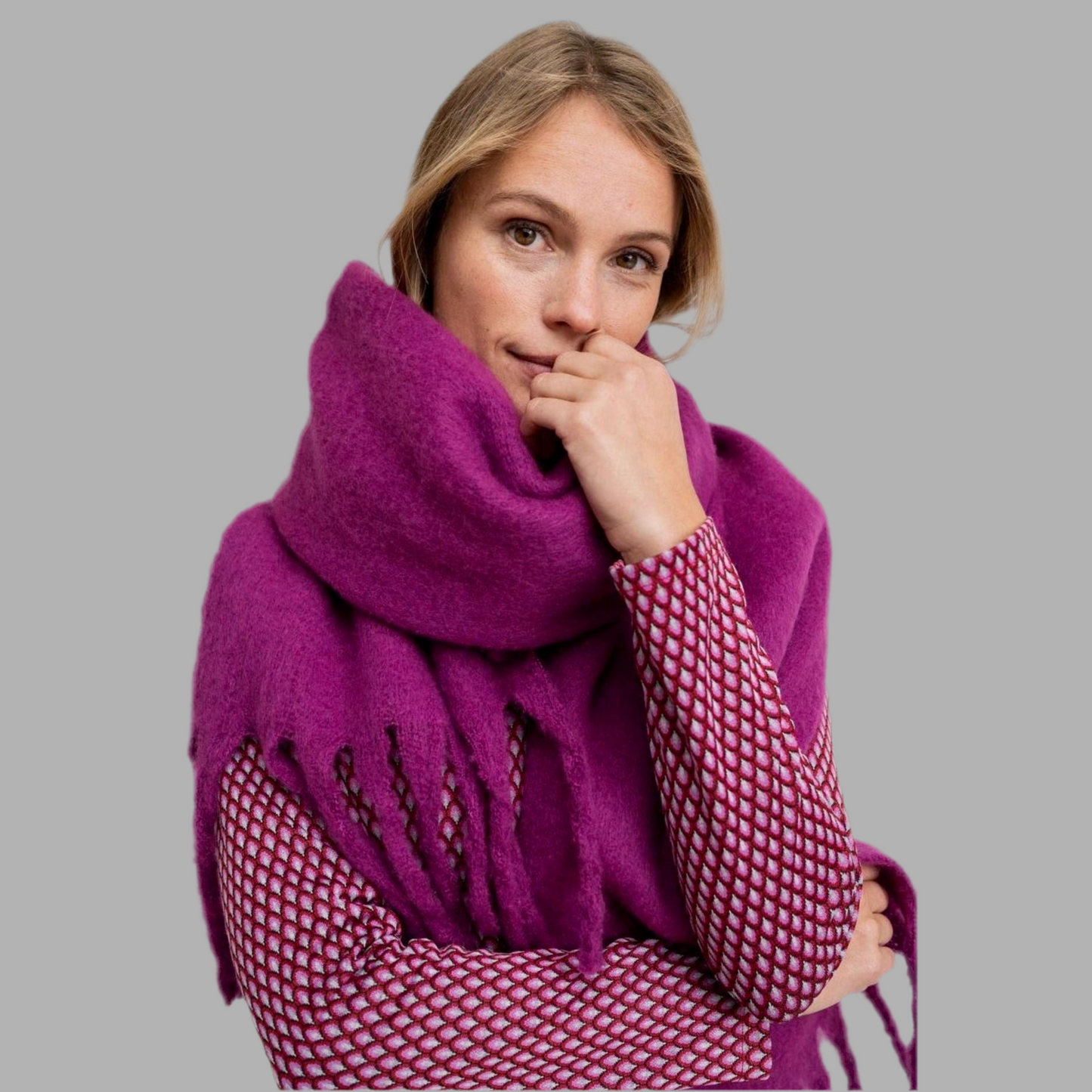 Purple Scarf Soft