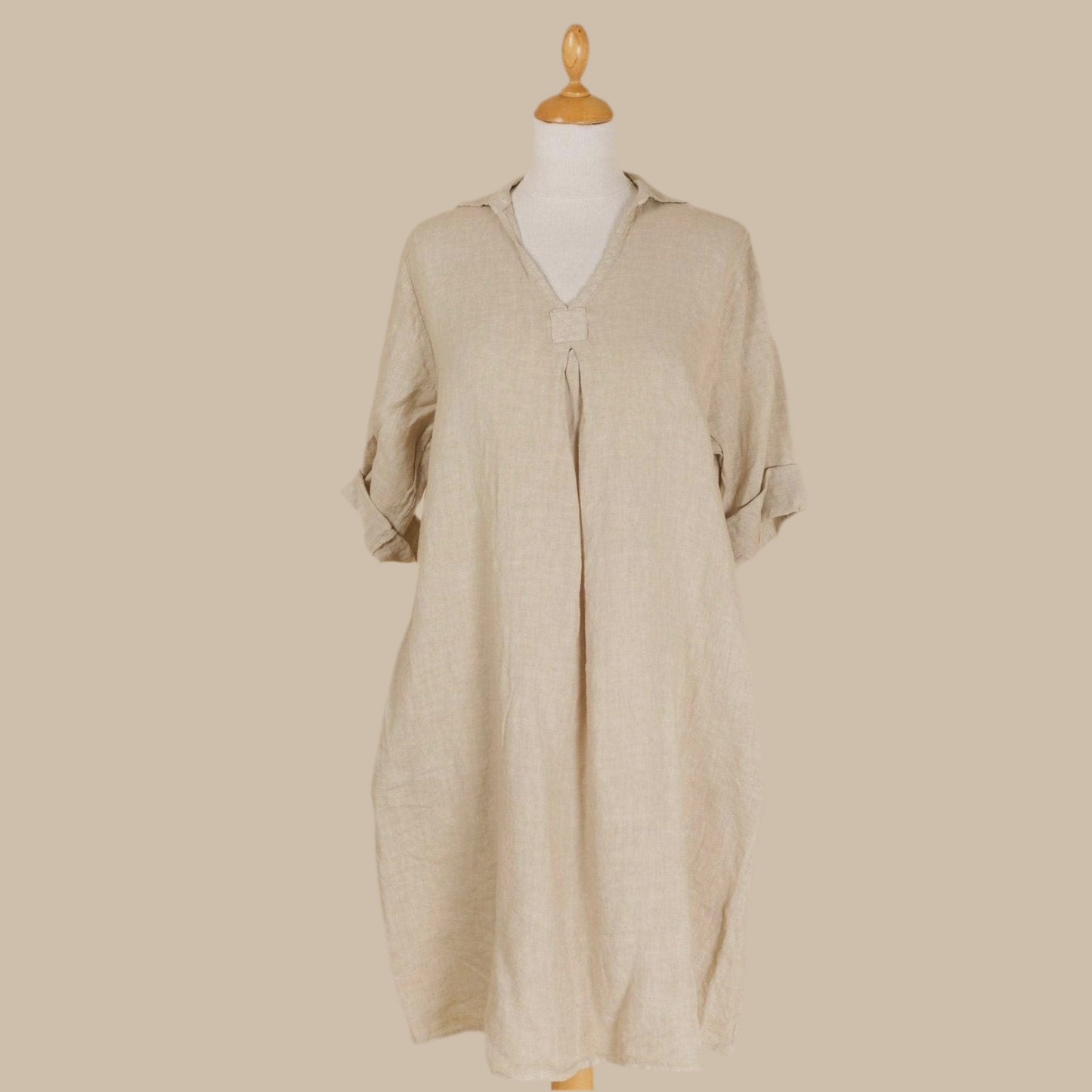 Linen Short Dress