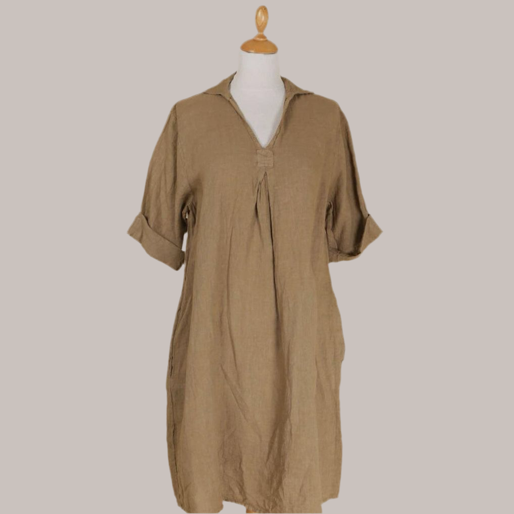 Chic Comfort Linen Dress