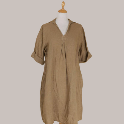 Chic Comfort Linen Dress