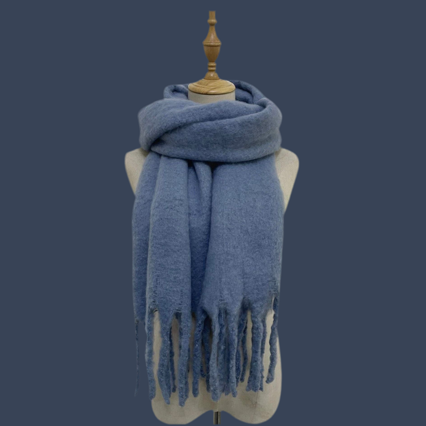 Blue Scarf Soft Warmth Irish Gifts Online