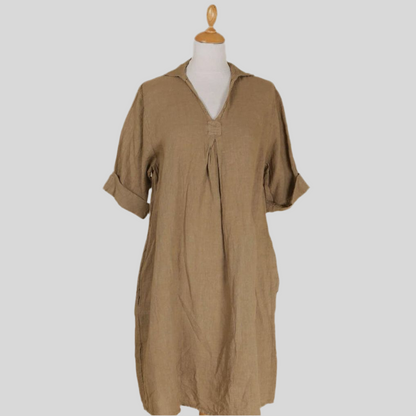 Chic Comfort Linen Dress