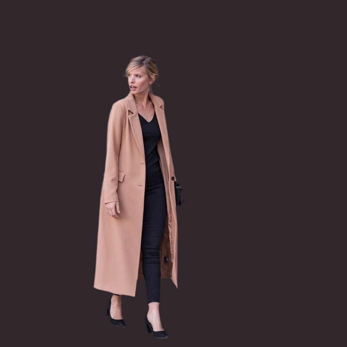 Camel Winter Long Coat