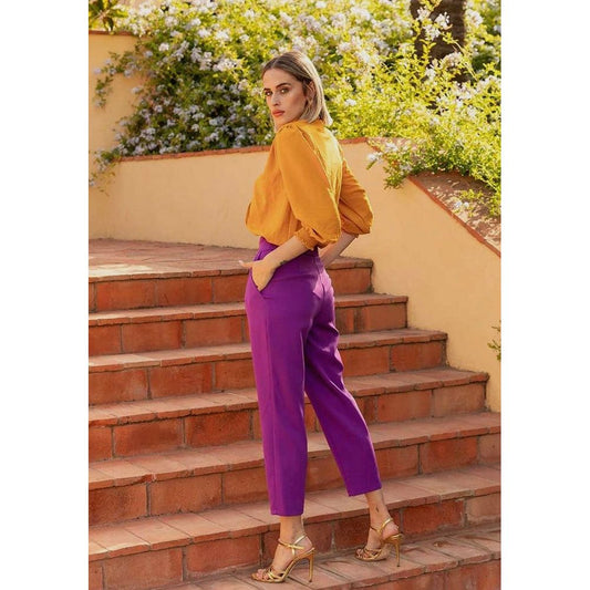 Womens Purple Pants and Trousers