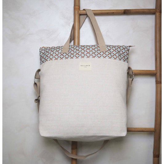 Two Tone Large Bag | Travel Bag - lalucianagh